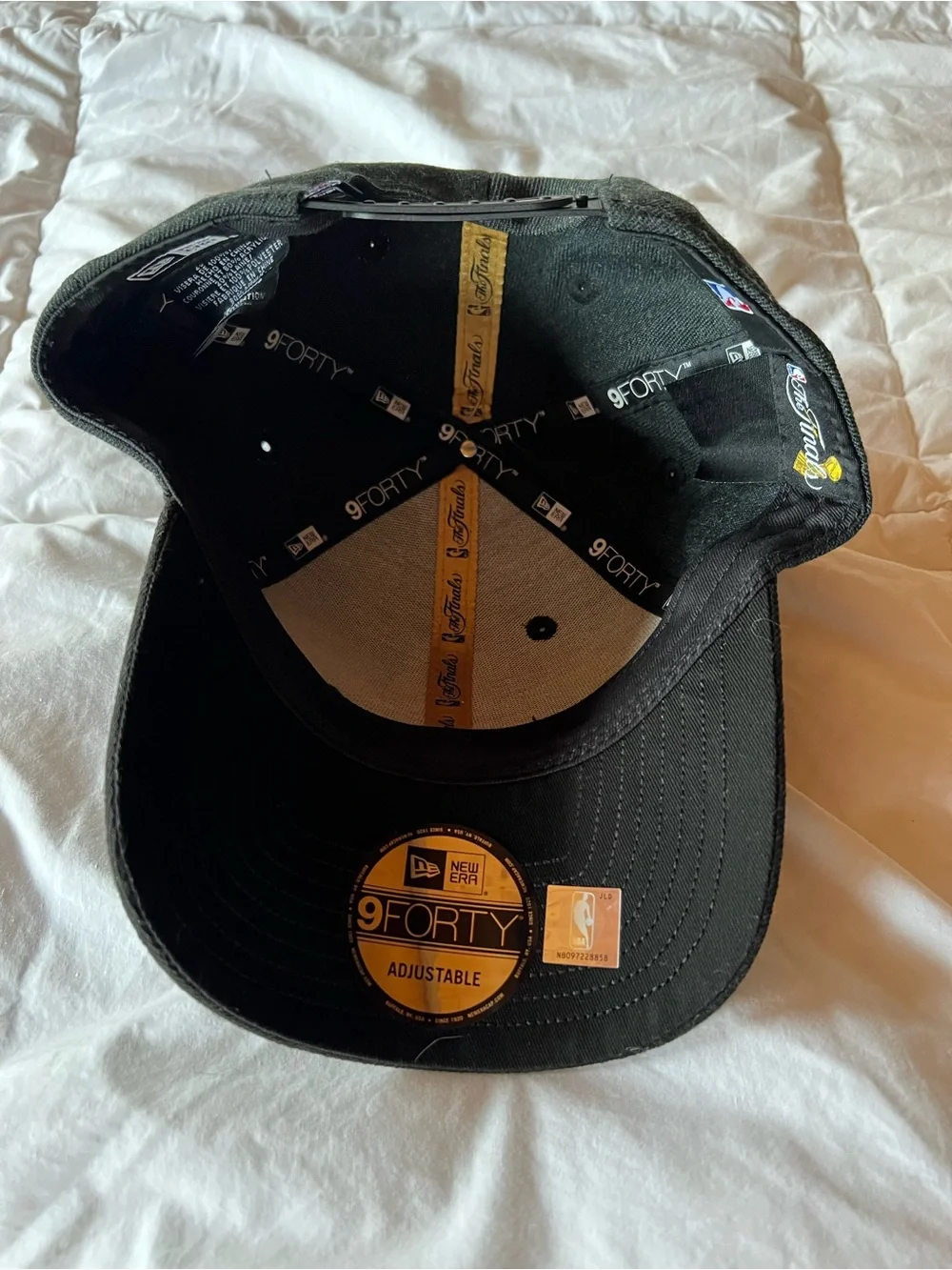 New Era Black and Gold The Finals NBA Logo Fitted Cap